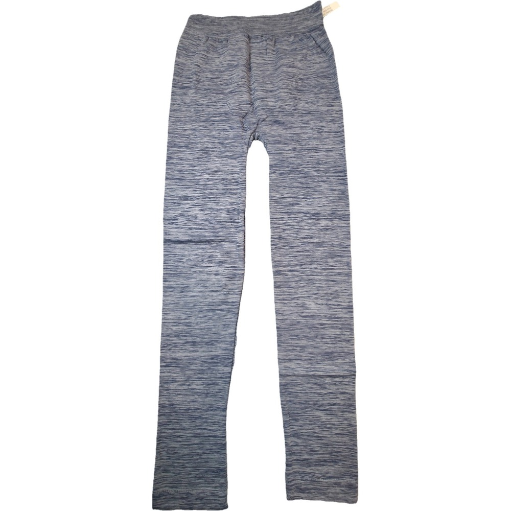Attract Power Leggings Women S/M Blue Black Space Dye New